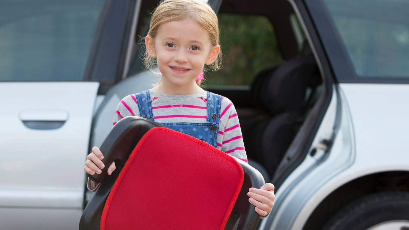 Booster seat providing safety for children in vehicles.