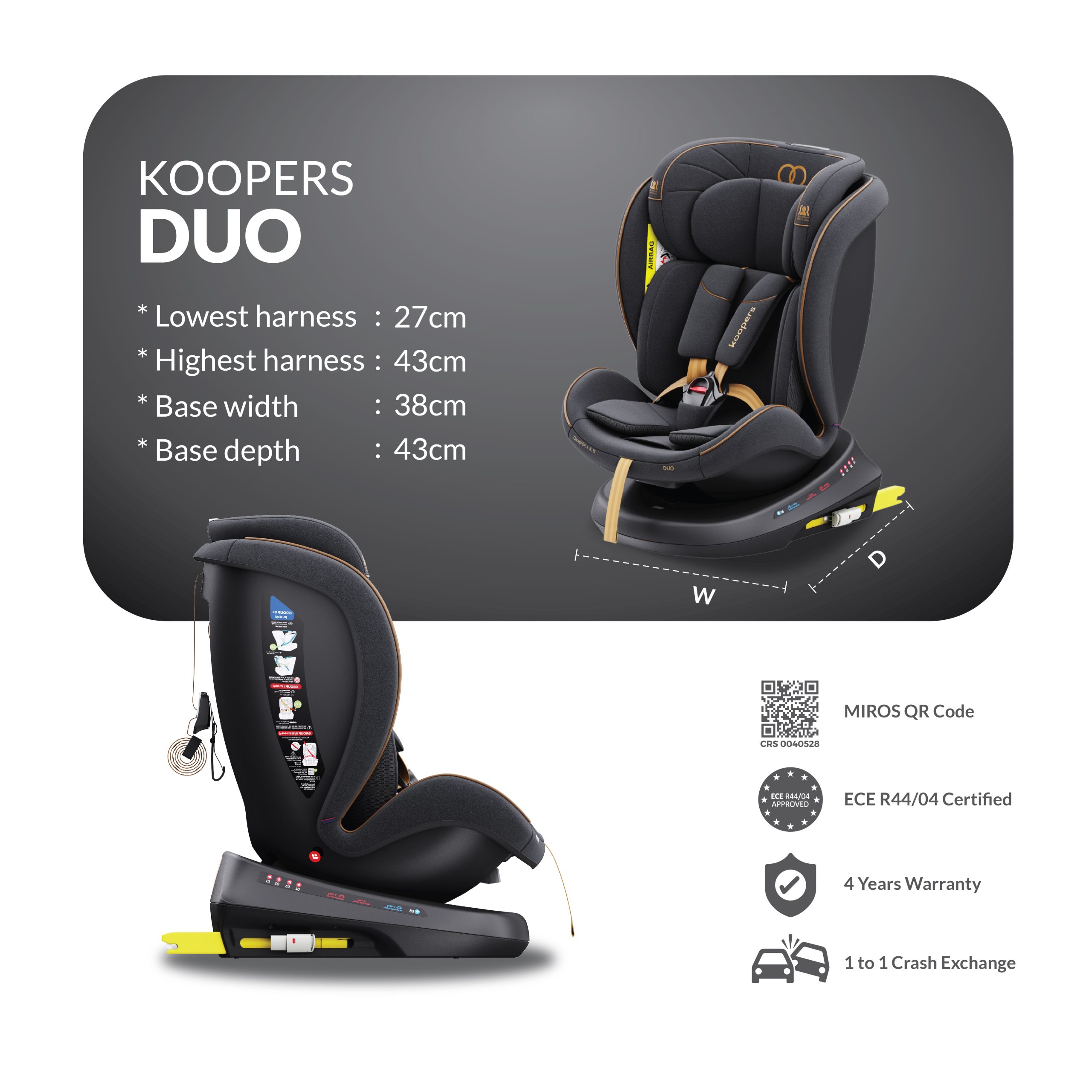 Kooper Duo Baby Car Seat 3 scaled