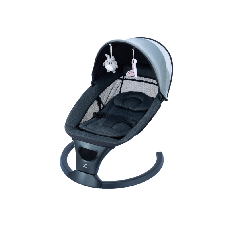 The Koopers Lena+ Baby Swing provides a calming environment, promoting relaxation and supporting your baby's sensory development.