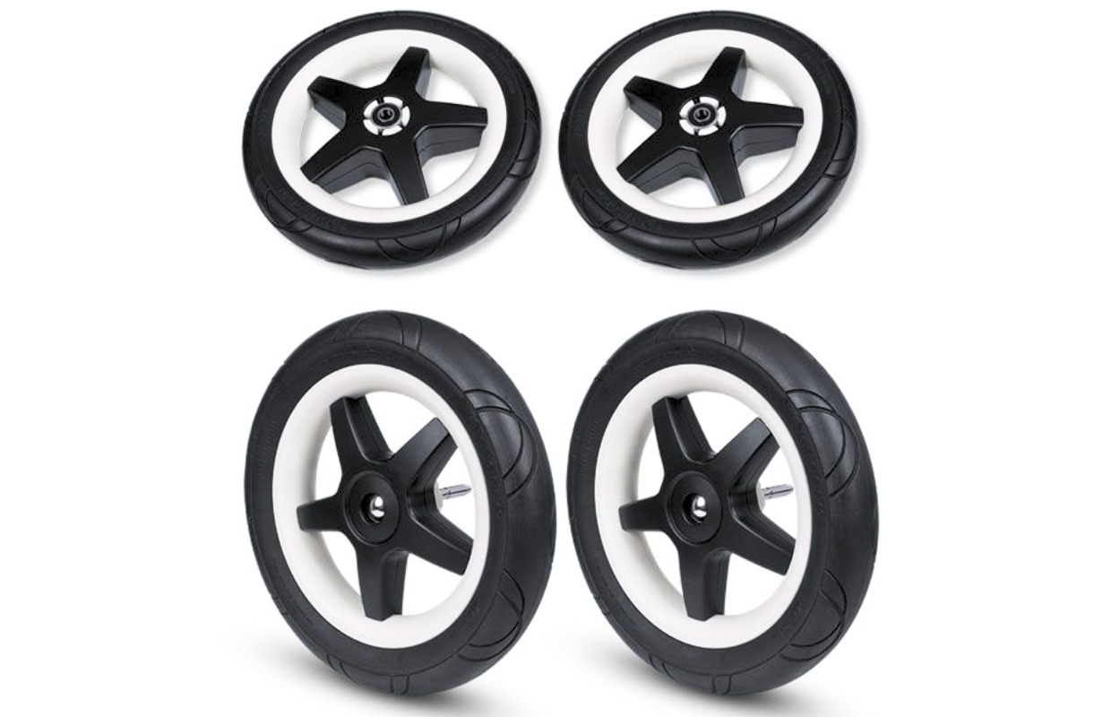 navigating-malaysian-terrain-with-the-right-baby-stroller-2 Set of durable rubber wheels for baby strollers in Malaysia.