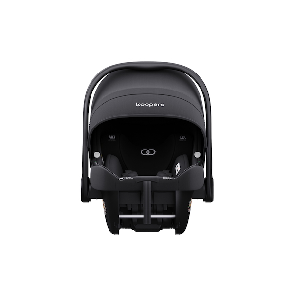 White BG - 1 Koopers ergo lite Koopers Ergo Lite newborn car seat Malaysia with breathable padding and stroller compatibility