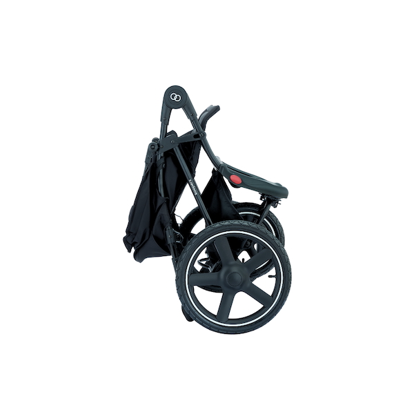3 - white bg - 5 - Koopers Nexa Compact folded jogger stroller with large wheels for easy transport and car boot storage in Malaysia