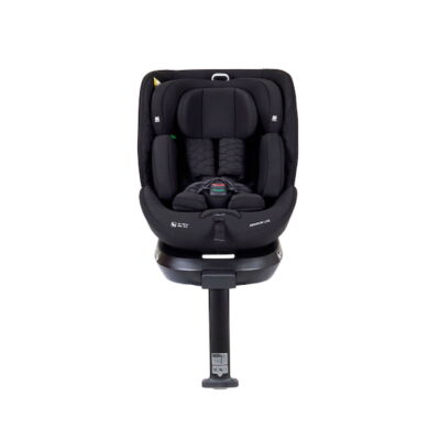 5 Travel-Friendly Baby Products You’ll Be Glad You Packed 11 Front view of Koopers Armour Lite 360 baby car seat with ISOFIX and support leg, safe travel car seat Malaysia
