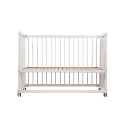 Baby Cot Safety Checklist: What Malaysian Parents Should Never Overlook 3 White convertible baby cot with adjustable mattress height – promotes safe sleeping positions for growing babies