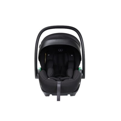 Outgrowing Baby Gear: When and How to Retire Strollers, Swings, and Carriers 3 Black newborn car seat with side impact protection and ergonomic handle, suitable for newborns up to 13kg — ideal for Malaysian car travel.