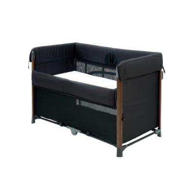 Outgrowing Baby Gear: When and How to Retire Strollers, Swings, and Carriers 4 Koopers Airi Flexi baby cot bed with breathable mesh and wood frame, ideal for co-sleeping or portable use in Malaysia homes.