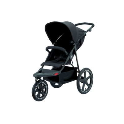 Why You Should Always Test-Fit Baby Gear Before Buying 4 Koopers Nexa jogger stroller with three-wheel design and full canopy, built for active Malaysian parents.
